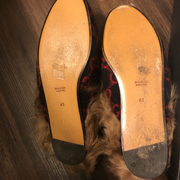 Gucci Princetown Horsebit Fur 41 - Picture 4 of 6